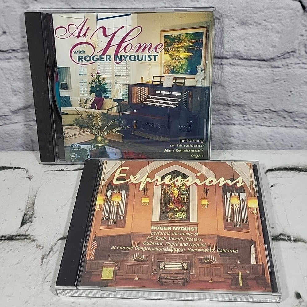 Expressions At‎ Home With Roger Nyquist Music CDs Lot Os 2 Classical
